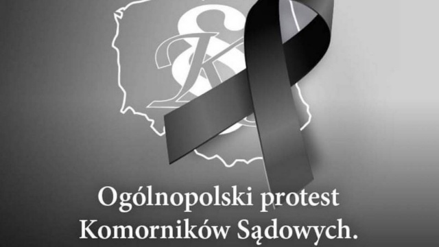 Komornicy protestują po zabójstwie w Łukowie. Kancelarie w całym kraju nieczynne
