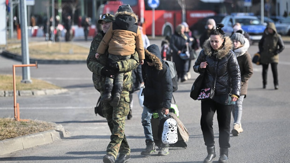 Uchodźcy z Ukrainy mogą liczyć na pomoc Polaków. /fot. PAP/Darek Delmanowicz