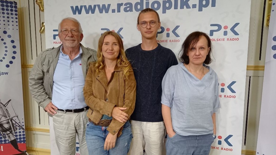 Michał Kubiak, Katarzyna Gębarowska, Patryk Chenc i Agnieszka Wysocka. Fot. Ewa Dąbska