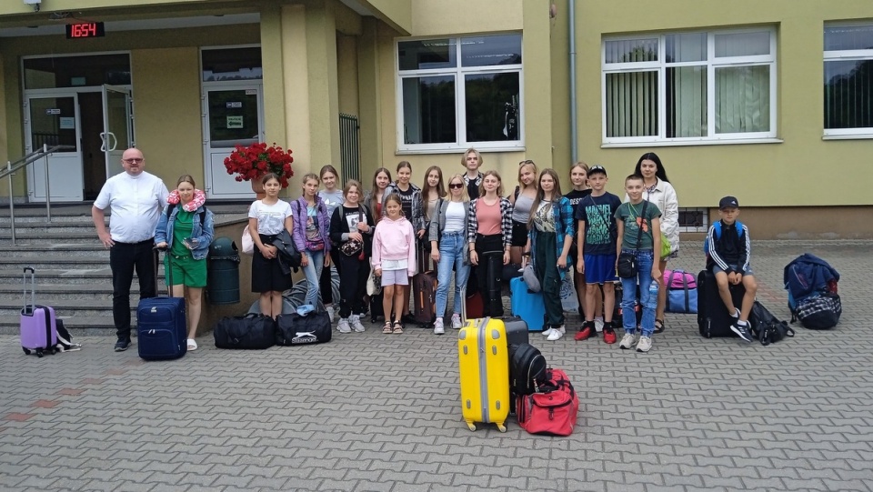 19 dzieci z Litwy spędza swoje wakacje w Bydgoszczy/fot. Facebook