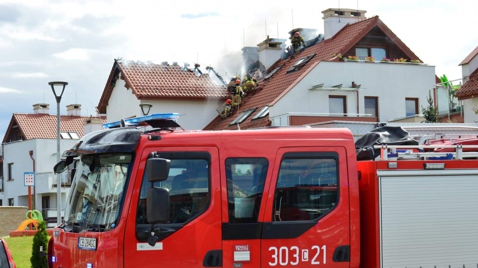 Policja wszczęła postępowanie w sprawie środowego pożaru w podbydgoskim Osielsku. Fot. Archiwum/Bydgoszcz998