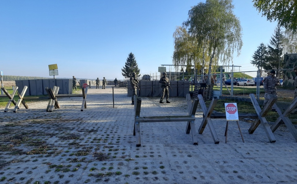 Ćwiczenia odbywały się na terenie poligonu Toruń - Kijewo/fot. Monika Kaczyńska