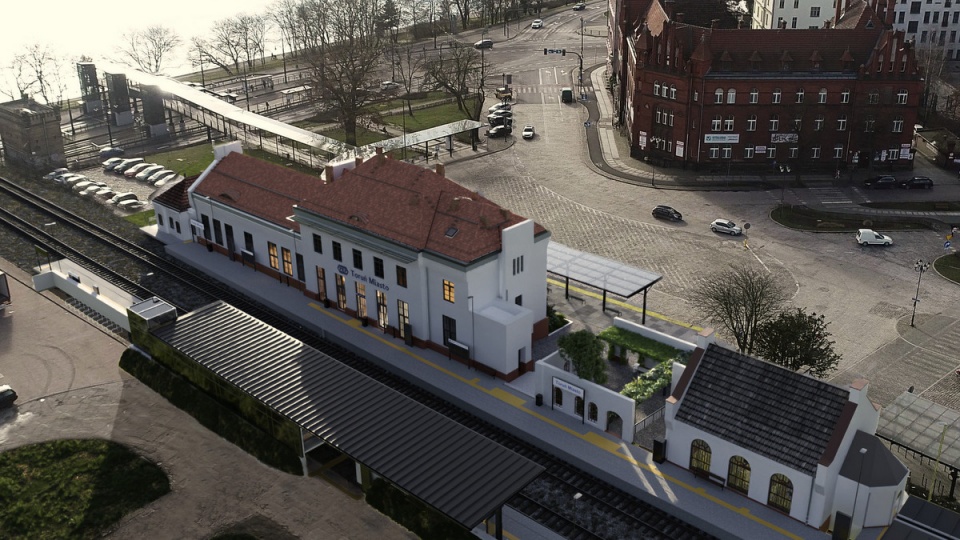 Tak będzie wyglądał dworzec Toruń Miasto po przebudowie/fot. nadesłane