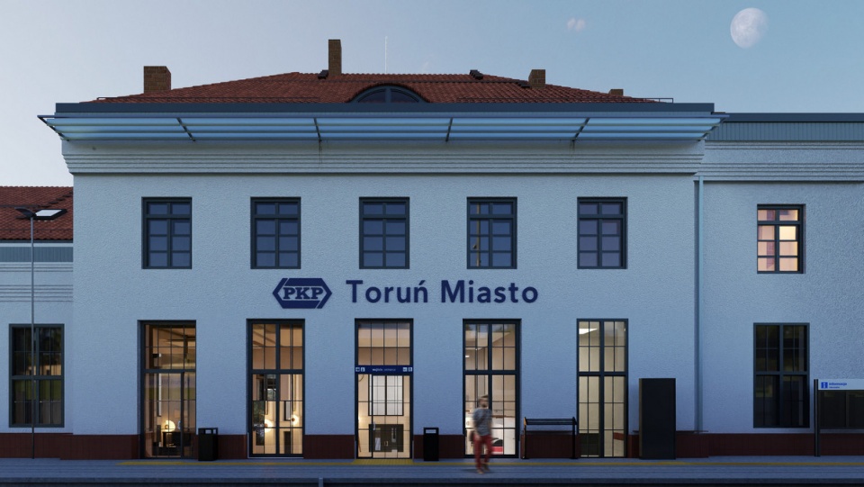 Tak będzie wyglądał dworzec Toruń Miasto po przebudowie/fot. nadesłane
