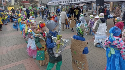 Powitanie wiosny na rynku w Chełmży/fot. Monika Kaczyńska