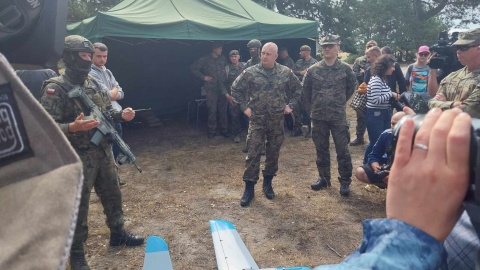 Po podpisaniu porozumienia na toruńskim poligonie odbyły się ćwiczenia terytorialsów/fot. Jolanta Fischer
