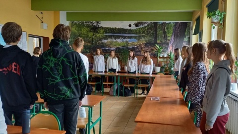 „Szkoła do hymnu” w SP nr 58 w Bydgoszczy/fot. Tatiana Adonis