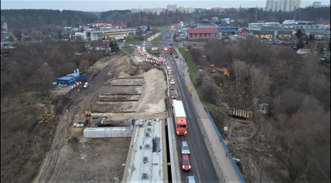 Budowa mostów nad Brdą: zmiany drogowe chwilowo odwołane[aktualizacja]