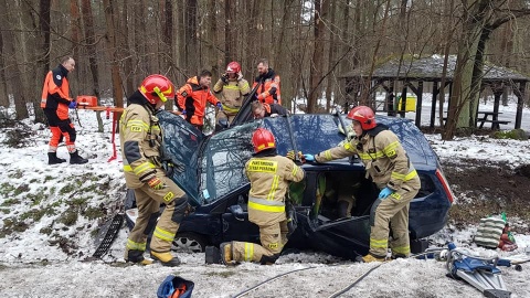 Zderzenie czterech samochodów niedaleko Bydgoszczy. Sprawca był pod wpływem