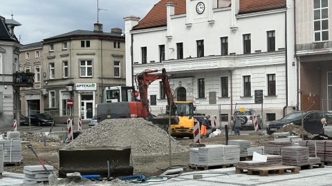 Finisz prac na rynku w Koronowie. Kiedy uroczyste otwarcie [zdjęcia, wideo]