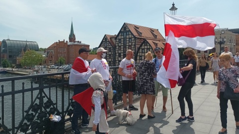 Białorusini zademonstrowali solidarność z więźniami politycznymi w swojej ojczyźnie