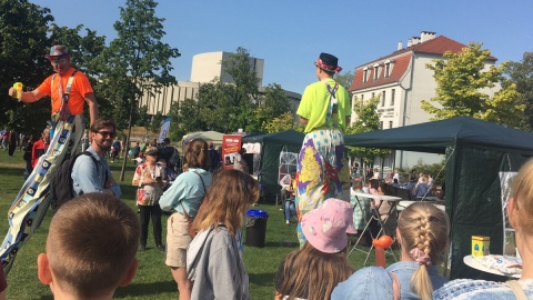 Zabawa i zbiórka na rzecz świetlicy dla dzieci. Piknik Rodzinny na Wyspie Młyńskiej