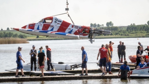 Wypadek podczas Motorowodnych Mistrzostw Świata na jeziorze w Żninie Są ranni