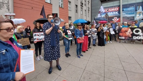 Protestują, bo same chcą decydować, czy będą w ciąży. Manifestacja w Bydgoszczy