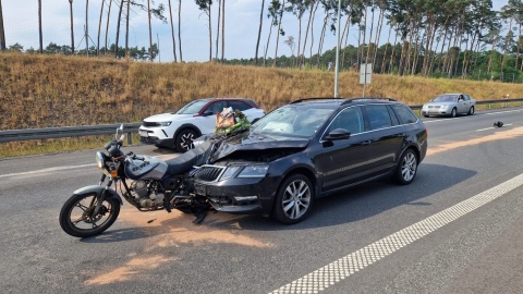 Tragiczny wypadek w powiecie świeckim. Na drodze S5 zginął motocyklista