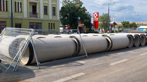 MWiK planuje, że jesienią ul. Jagiellońska będzie już przejezdna i wolna od powodzi [zdjęcia]