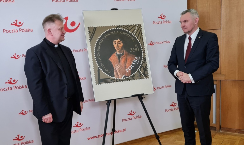 Prezentacja znaczka odbyła się 25 stycznia w Sekretariacie Konferencji Episkopatu Polski/fot. Poczta Polska