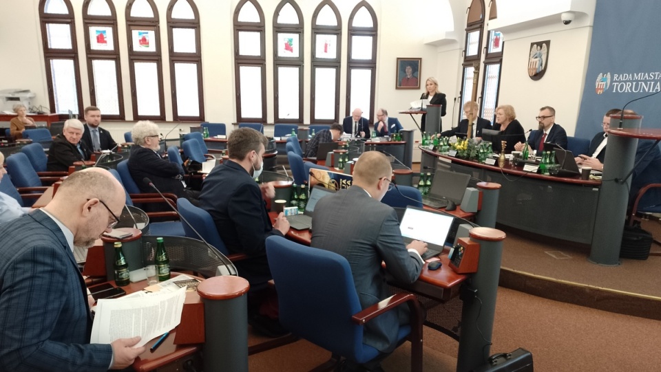 Toruńscy radni zagłosowali w czwartek za programem naprawczym dla Specjalistycznego Szpitala Miejskiego/fot. Michał Zaręba