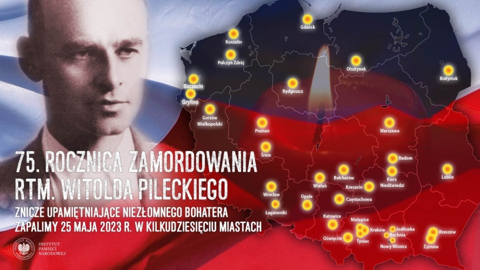 Z inicjatywy Instytutu Pamięci Narodowej postać Pileckiego zostanie symbolicznie upamiętniona w całym kraju, także w naszym regionie/fot. ipn.gov.pl