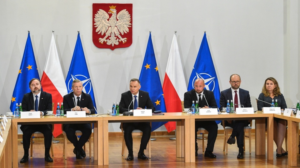 Prezydent Andrzej Duda zwołał posiedzenie RBN po zakończeniu szczytu NATO w Wilnie/fot. Radek Pietruszka, PAP
