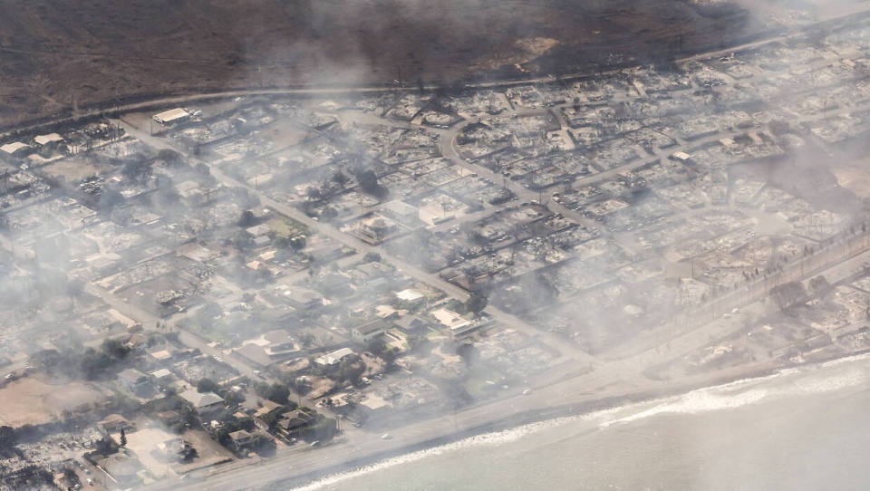 Pożary na Hawajach/fot. CARTER BARTO/PAP/EPA