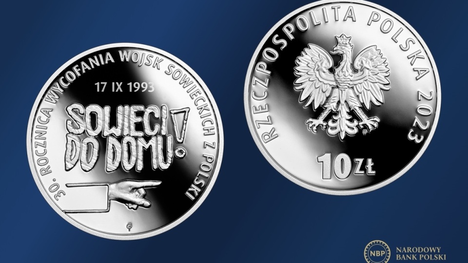 Srebrną monetę „30. rocznica wycofania wojsk sowieckich z Polski” można kupić w oddziałach okręgowych NBP i sklepie internetowym NBP Kolekcjoner/fot. materiały NBP