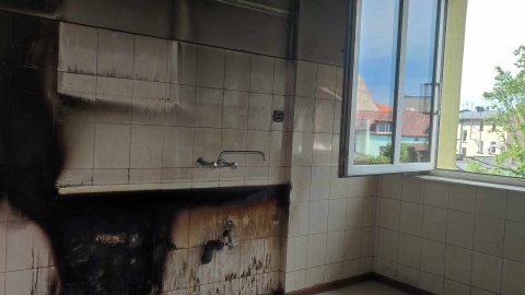 Skutki pożaru w remizie w Łasinie/fot. Ochotnicza Straż Pożarna w Łasinie, Facebook