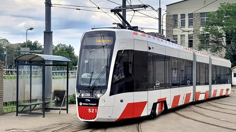 Pierwszy tramwaj Pesa Twist dotarł do Estonii/fot. Pesa