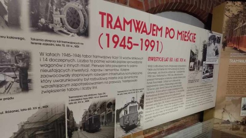 „Autobusem i tramwajem po dawnym Toruniu” - To tytuł wystawy otwartej niedawno w Muzeum Historii Torunia/fot. Michał Zaręba