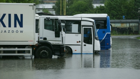 Alarm powodziowy w Bielsku-Białej/fot. Jarek Praszkiewicz, PAP