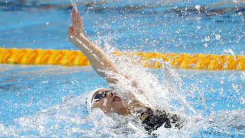 Nasi pływacy z kolejnymi medalami. Fot: PAP/EPA/ANTONIO BAT