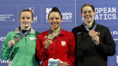 Nasi pływacy z kolejnymi medalami. Fot: PAP/EPA/ANTONIO BAT