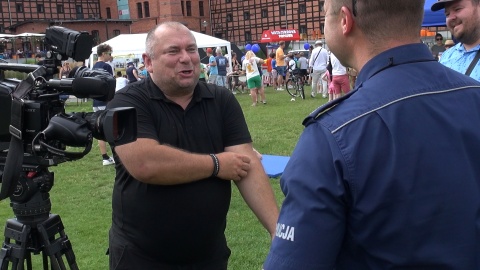 Piknik z okazji święta Policji na Wyspie Młyńskiej w Bydgoszczy/fot. Janusz Wiertel