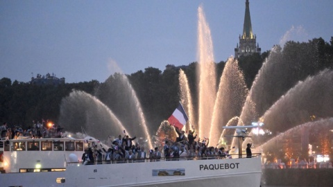 W Paryżu trwa ceremonia otwarcia Igrzysk Olimpijskich/fot: PAP