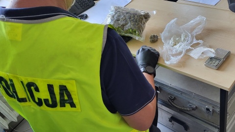 Policjanci z Włocławka zatrzymali parę dilerów narkotykowych/fot: KMP we Włocławku