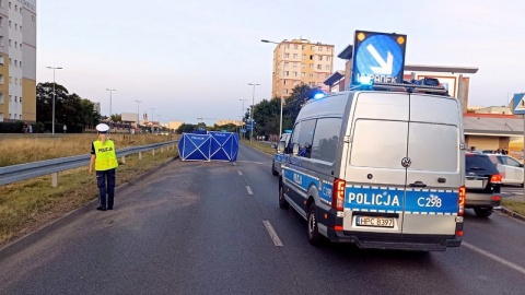 Na ulicy Solskiego zginął motocyklista/fot. KMP Bydgoszcz