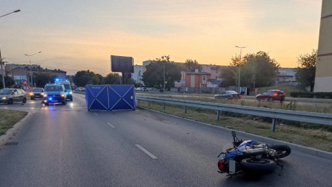 Na ulicy Solskiego zginął motocyklista/fot. KMP Bydgoszcz