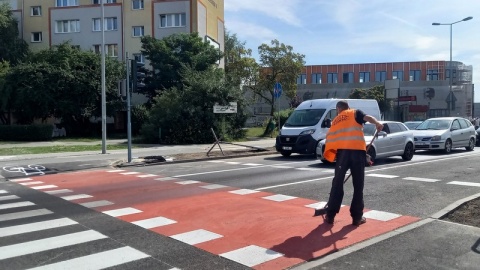 Koniec prac na Wojska Polskiego w Bydgoszczy. Kładkę zastąpiło przejście i światła/fot. Tatiana Adonis