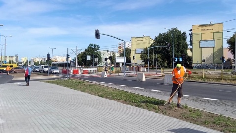 Koniec prac na Wojska Polskiego w Bydgoszczy. Kładkę zastąpiło przejście i światła/fot. Tatiana Adonis