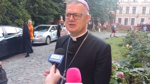 Na inauguracji 46. diecezjalnej pielgrzymki na Jasną Górę był obecny biskup toruński Wiesław Śmigiel/fot: Michał Zaręba