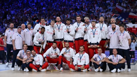 Olimpijski finał Polska-Francja. Fot: PAP/Adam Warżawa