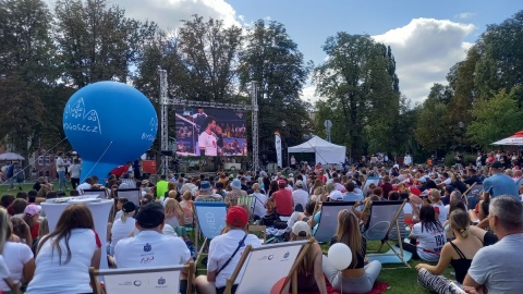 Bydgoska Strefa Kibica na Wyspie Młyńskiej/fot. Tatiana Adonis