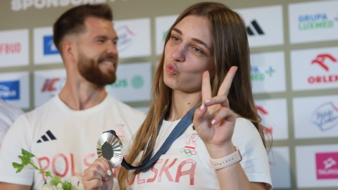 Julia Szemereta zdobyła srebrny medal w boksie w kategorii 57 kilogramów/fot: PAP, Leszek Szymański