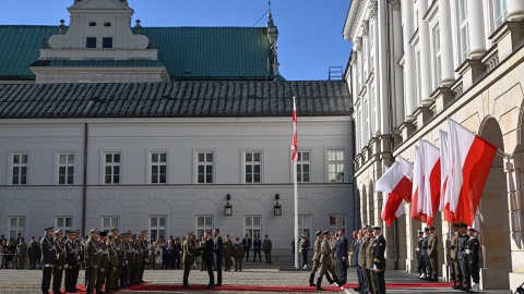 Prezydent RP Andrzej Duda podczas uroczystości wręczenia nominacji generalskich i odznaczeń państwowych, w przeddzień Święta Wojska Polskiego, 14 bm. w Pałacu Prezydenckim w Warszawie/fot. Radek Pietruszka/PAP