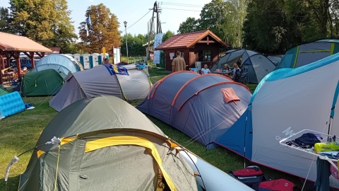 Około 130 osób bierze udział w spływie kajakowym w Borach Tucholskich/fot: Marcin Doliński