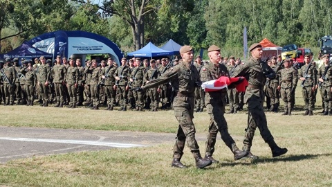 Przysięga nowych terytorialsów w bydgoskim Myślęcinku/fot. Maciej Wilkowski