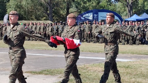 Przysięga nowych terytorialsów w bydgoskim Myślęcinku/fot. Maciej Wilkowski