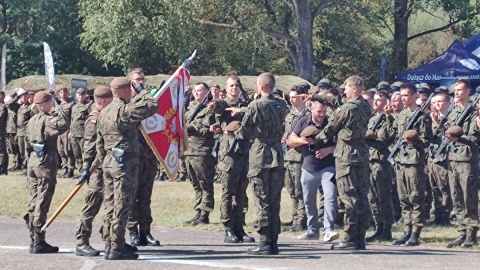 Przysięga nowych terytorialsów w bydgoskim Myślęcinku/fot. Maciej Wilkowski