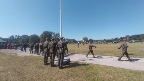 Przysięga nowych terytorialsów w bydgoskim Myślęcinku/fot. Jolanta Fischer