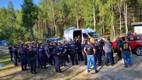 Akcja poszukiwań Jowity Zielińskiej/fot. KPP w Rypinie